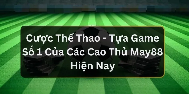 Cược Thể Thao - Tựa Game Số 1 Của Các Cao Thủ May88 Hiện Nay